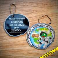"Metal Tags - Community Celebration 2025" Veranstalterpaket ab 10 Stück