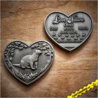 Love Nature Geocoin - Edition #02 "Otter"