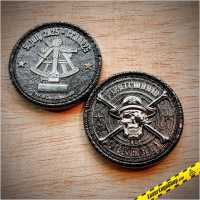 Piratemania Germany 2025 Geocoin XLE Edition "Schwarzer Achter"